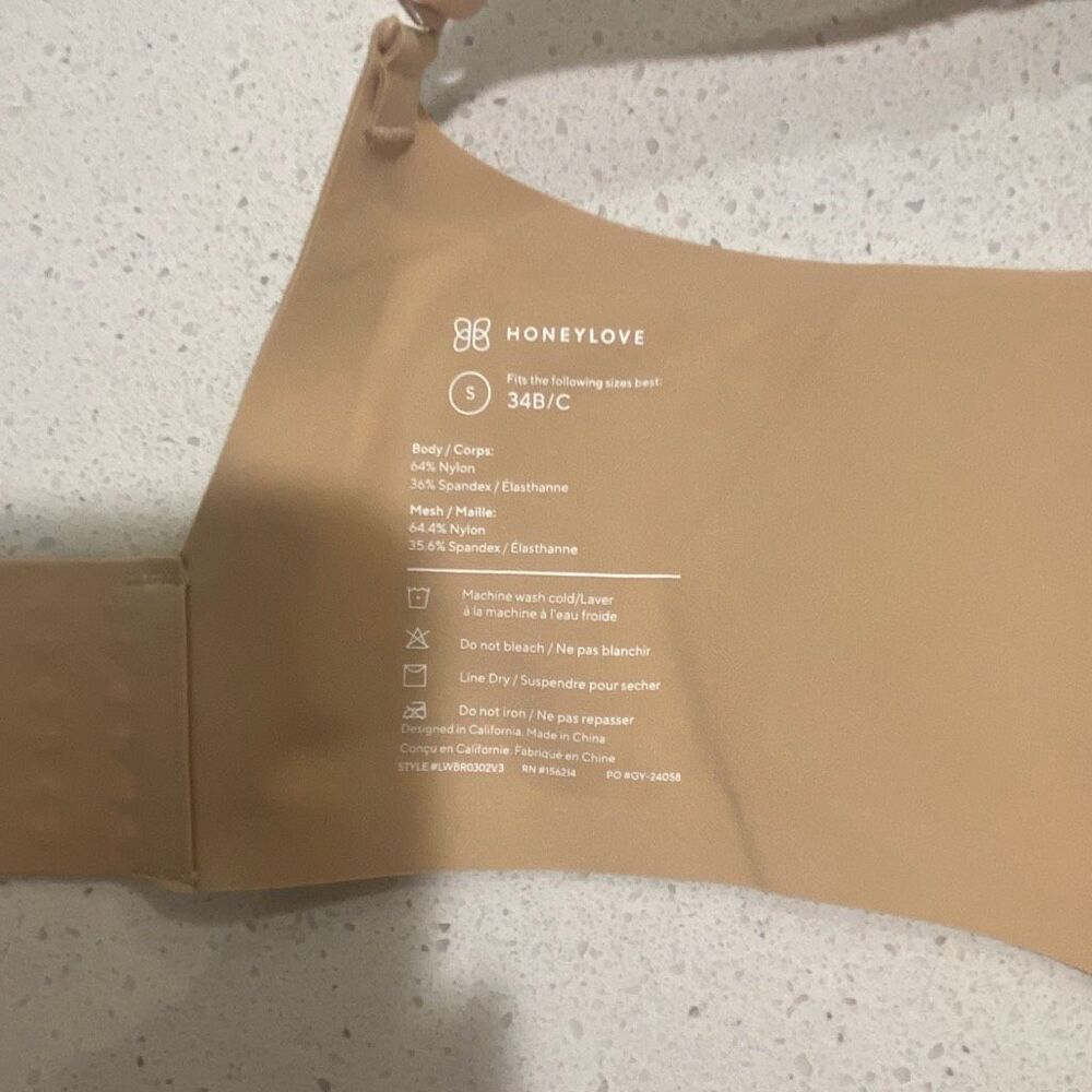 HoneyLove crossover bra, size small - Picture 6 of 7